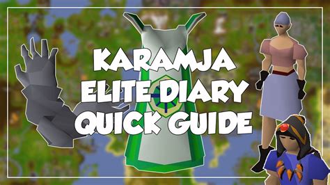 osrs karamja elite|osrs elite karamja diary.